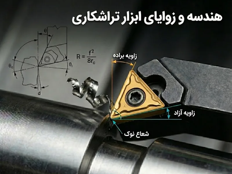 زاویه ابزار تراشکاری